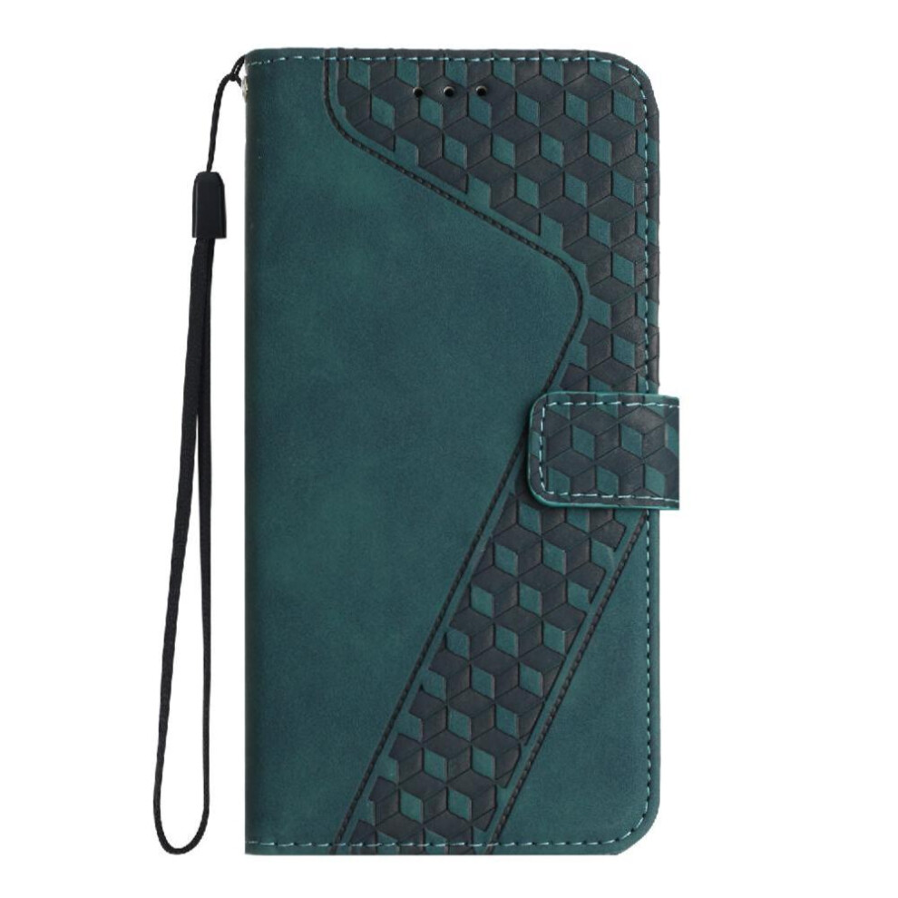 (Green) Phone Case For Iphone 16E Card Slots Cover Magnetic Flip Folio Kickstand Wallet Green 764544147682