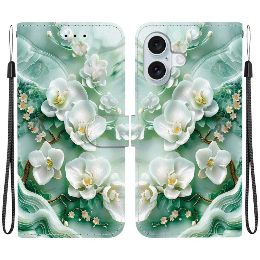 (C2) Case For Iphone 16 Plus Pattern Cover Flip Leather Wallet Pu Leather 764544149211