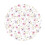 (E - 120cm (48 Inch))Waterproof Non-slip Round Elastic Table Cover Classic Pattern Table Cloth 1