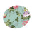 (F - 120cm (48 Inch))Waterproof Non-slip Round Elastic Table Cover Classic Pattern Table Cloth 3