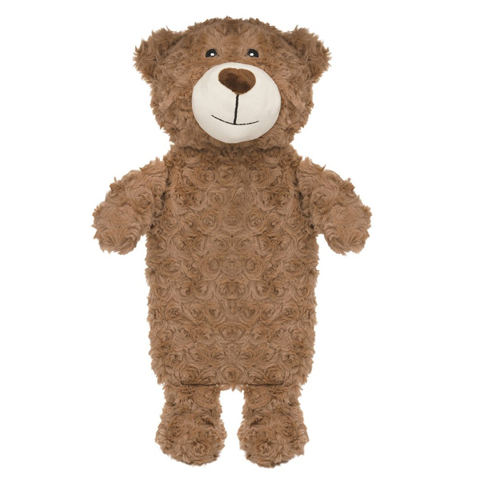 Follow That Dream Brown 3D Novelty Bear Curly Fur Hot Water Bottle