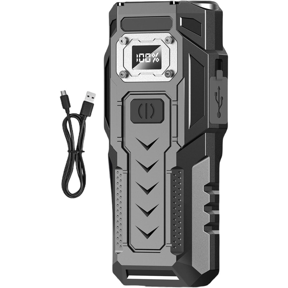Strong Flashlight Rechargeable - Bright Flashlight with Magnet | Battery Life Indicator, Water-Resistant Handheld Flashlights for Outdoors Home