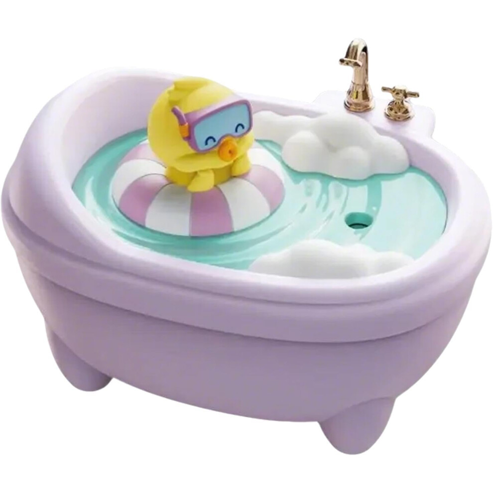 (Purple) Quiet Cool Mist Air Humidifier - Bathtub Design Animal Humidifiers,Quiet Air Kids Humidifier for Nursery with Night Light for Kids, All Ages,