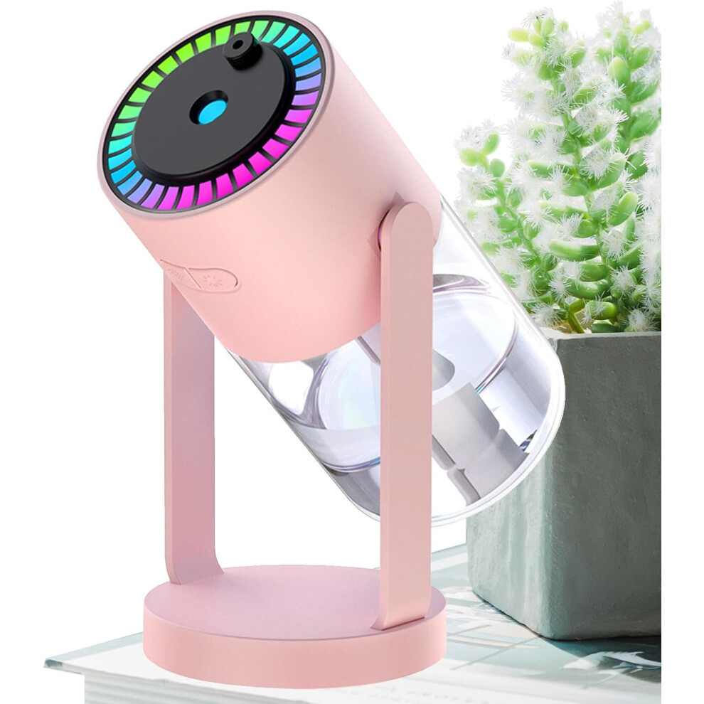 (Pink) Humidifier Star Galaxy Projector,Nightlight Comforting Humidifier - Large Area Humidifier, Oil Diffuser & Night Light, Night Light & Star Proje