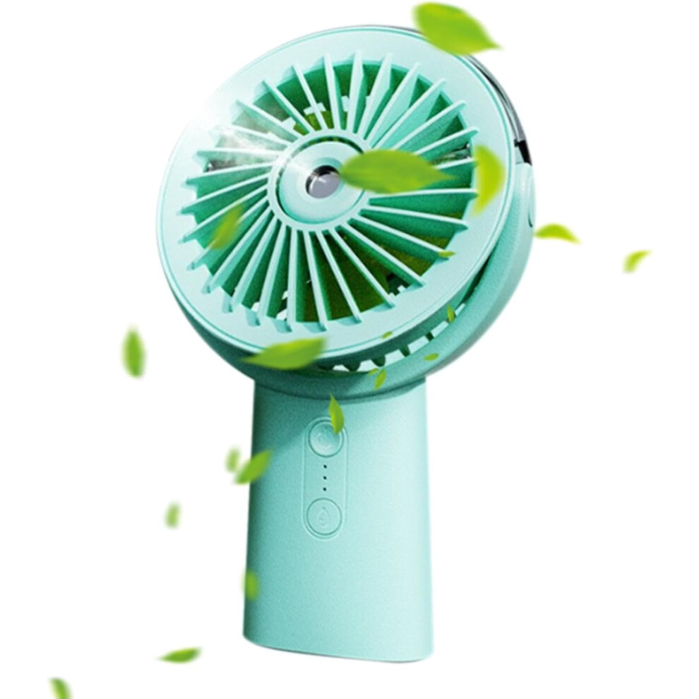 Portable Misting Fan Handheld,Adjustable Handheld Water Mister Fan 3 Speeds | Desk Hand 2-in-1 Cooling Rechargeable Fan, 4000mAh Mist Fan for Work,