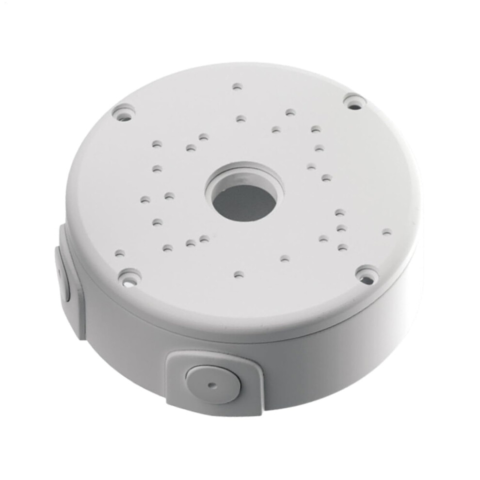 (White) Dome Camera Mounting Box | Security Camera Bracket Outdoor,Hide Cable Junction Box, Waterproof Camera Cover for Wall Ceiling