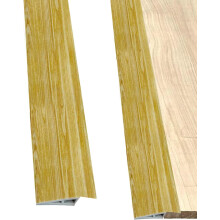 (L#u) Threshold Transition Strip - PVC Threshold Molding Trim | Adhesive Threshold Molding Trim, Floor Flat Divider Strip for Uneven Floors Heights