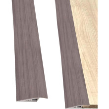 (S#d) Threshold Transition Strip - PVC Threshold Molding Trim | Adhesive Threshold Molding Trim, Floor Flat Divider Strip for Uneven Floors Heights
