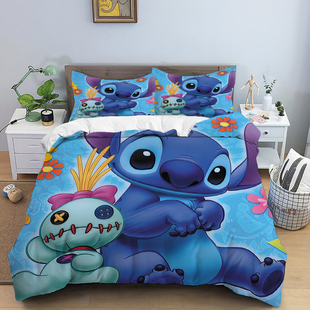 (SDZ12, 260x220cm (three-piece set)) New Stilt bed three-piece set custom polyester fur cloth home textile quilt cover pillowcase two-piece print bedd-image-OPC-PGNGFJ7-NEW