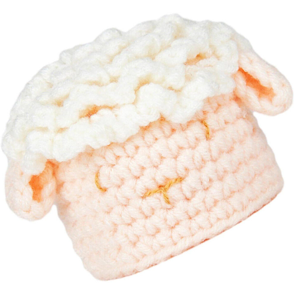(Lamb) Banana Saving Hats, Banana Storage Reusable Preserver, Crochet Preserver For Banana, Ensures Bananas Stay Fresher Longer, Cute Standard Size,