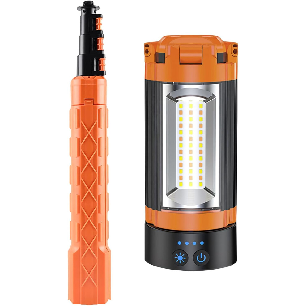 Camping Light with Stand - Camping Light with Stand - 10000mAh Rechargeable Dimmable Flashlight, Extendable Work Lamp, Tripod Worklights for Field-image-OPC-PGNGGBD-NEW