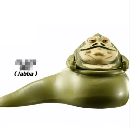 Star Wars Jabba Figures Angry Dark Brown Game Toys Building Block