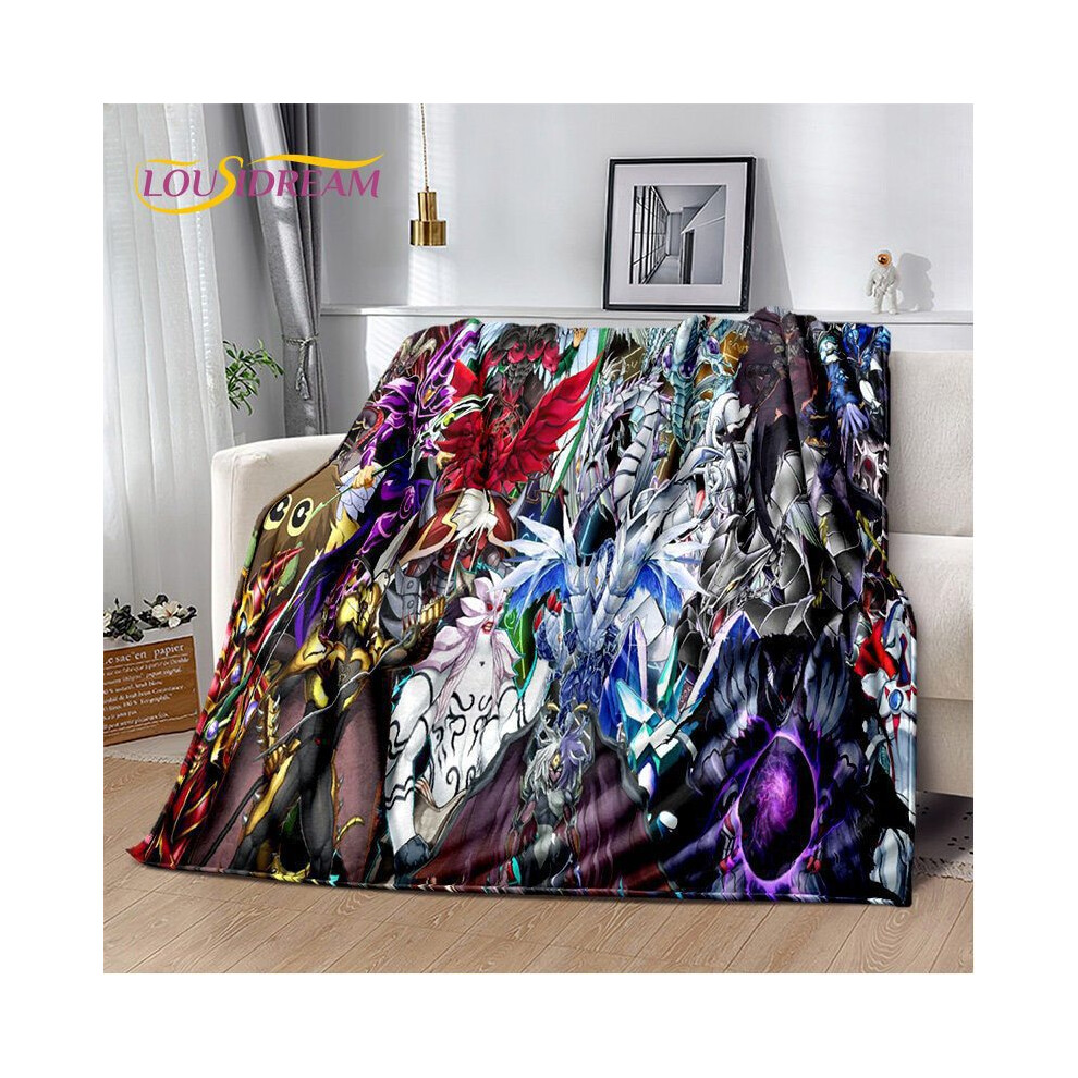 (Style 8, 150*200cm) New blankets come to the picture to customize Yugai monster cartoon 3D digital printed flannel nap blanket-image-OPC-PGNGK6S-NEW