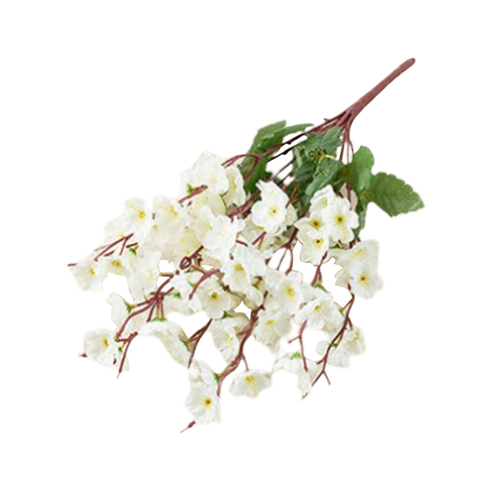 Rama De Flor De Ciruela De Seda Artificial De 42 Cm Para La DecoracióN Del Hogar-image