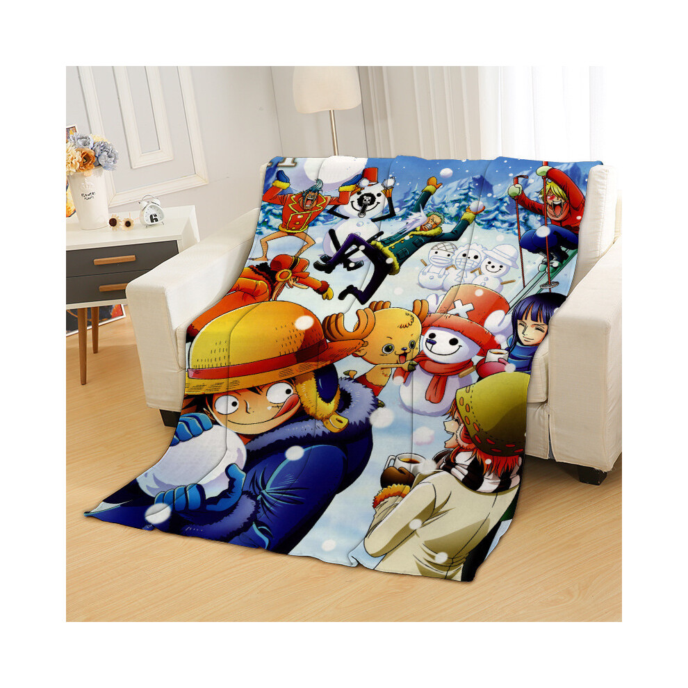 (One Piece 17, 120*150 single-sided printing) New style of the picture book flannel blanket, children's cartoon anime cover blanket, summer sofa burri-image-OPC-PGNGMYK-NEW