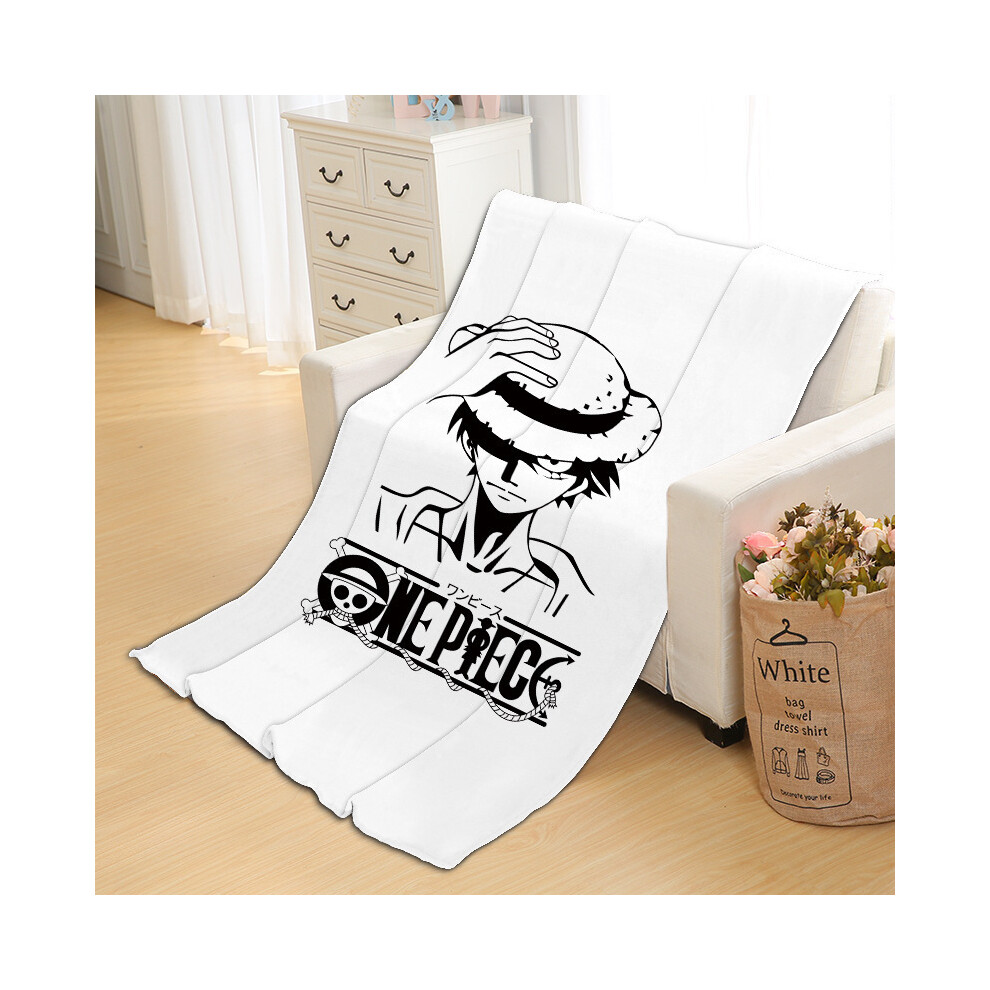 (One Piece 4, 125*200cm double-sided printing) New style of the picture book flannel blanket, children's cartoon anime cover blanket, summer sofa burr-image-OPC-PGNGN7T-NEW
