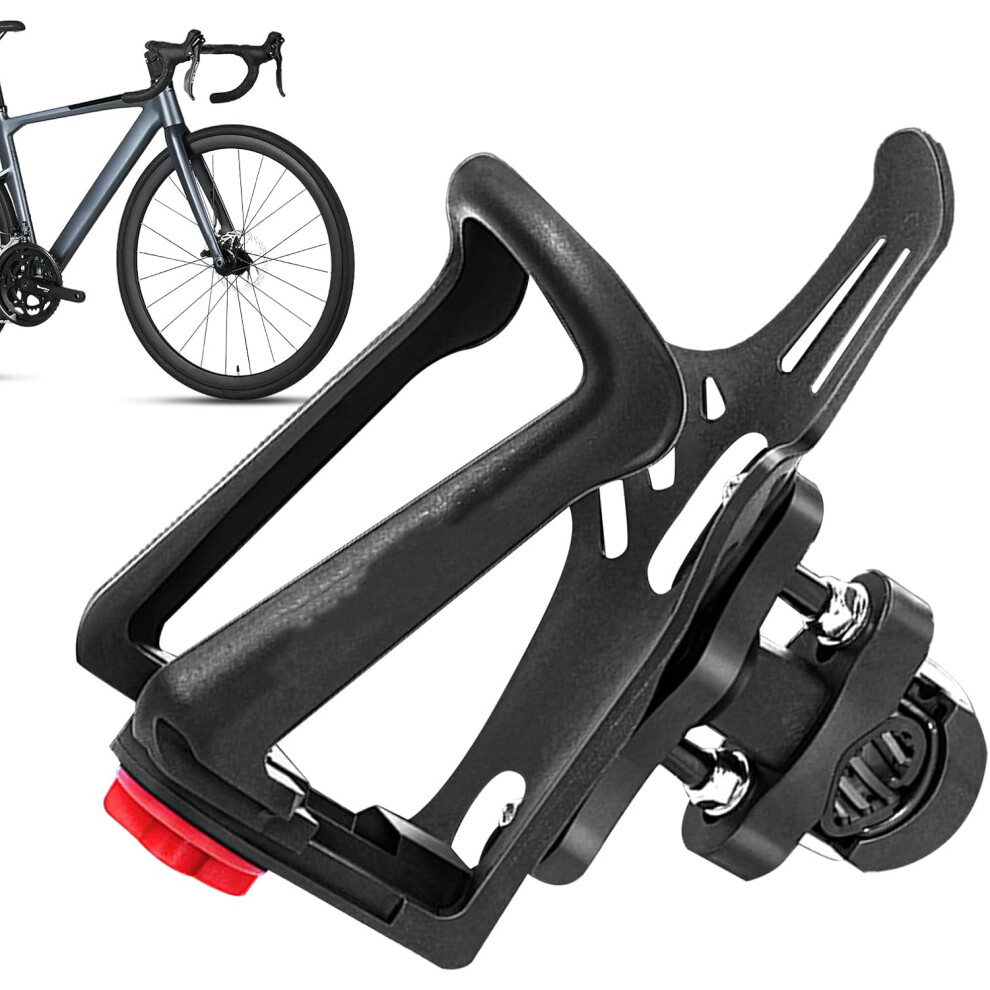 Motorcycle Cup Holder | Anti Theft Bikes Bottle Cage,360 Degree Rotation No Drilling Mount Accessory for Bicycles Stroller Atv Wheelchair