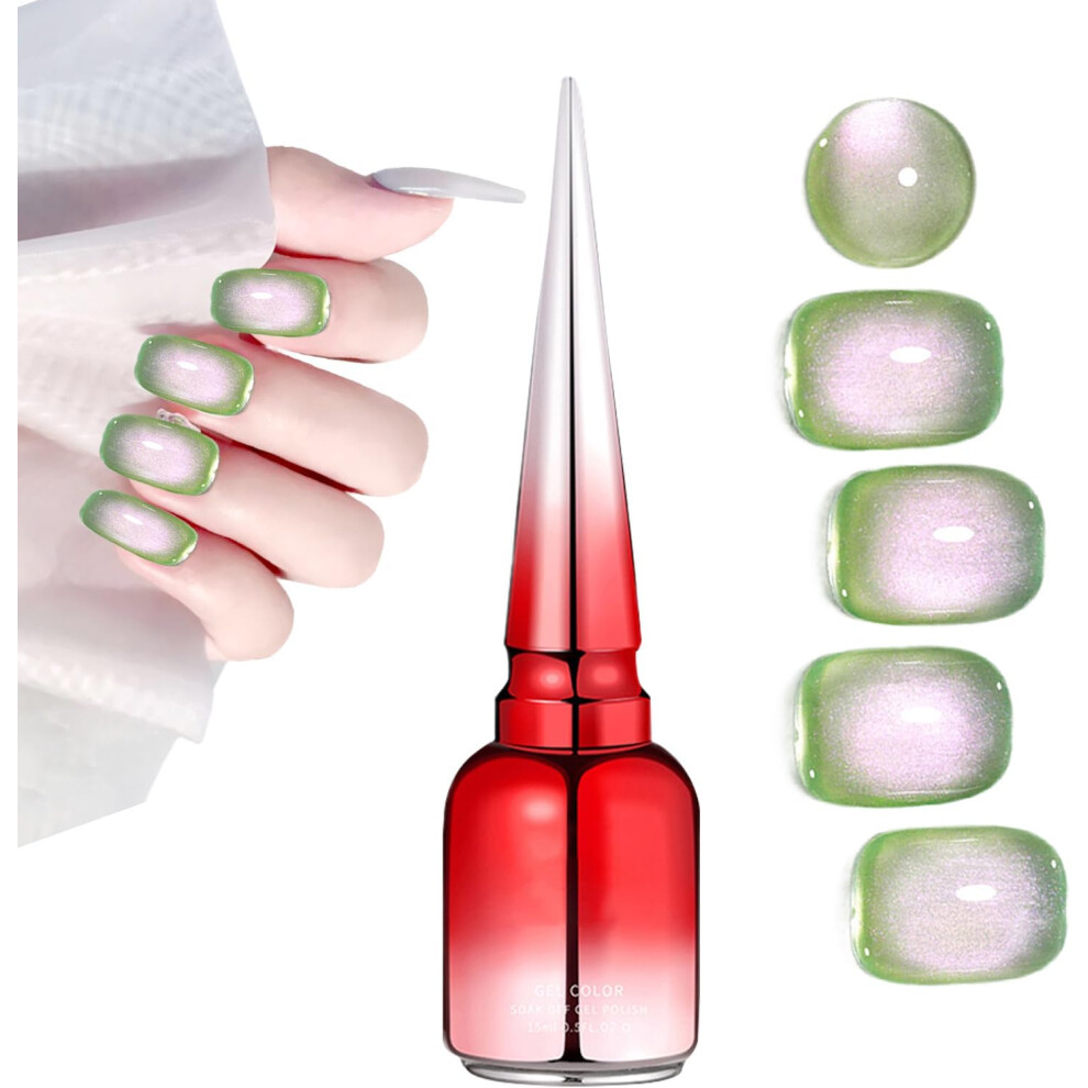 Magnetic Gel Nail Polish,Quick Dry Light Texture Magnetic Gel Polish - Multi-color Manicure Accessories for Beginners Enthusiasts Professionals