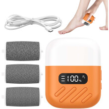 Electric Foot Grinder,Rechargeable Pedicure Polisher Electric Machine | Portable Electronic Pedicure Grinder for Hard Skin Removal at Home Travel and