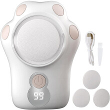 (White) Electric Callus Remover for Feet, Foot Grinder Pedicure Sander, Rechargeable Pedicure Tools with Led Light Guidance for Winter Cracked Skins,
