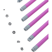 Nail Stamp - 6x Craft Nail Stamper - Nail Design Dotting Tools, Nail Decoration Pens, Flowers Craft Nail Stamping Pen for Crafts Women Beginners