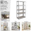 Vida Designs (Galvanised) 5 Tier Garage Storage Rack Adjustable Shelf Unit 3