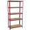 Vida Designs (Red) 5 Tier Garage Storage Rack Adjustable Shelf Unit 9