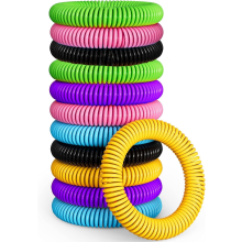 12 Pack Mosquito Repellent Bracelet, Outdoor Bug Mosquito Bands