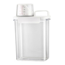 (Medium) Washing Powder Storage Tank Sealing Washing Powder Dispenser With Handle