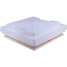 280 x 280mm Roof Sky Light Caravan Motorhome Flynet Ivory Rooflight