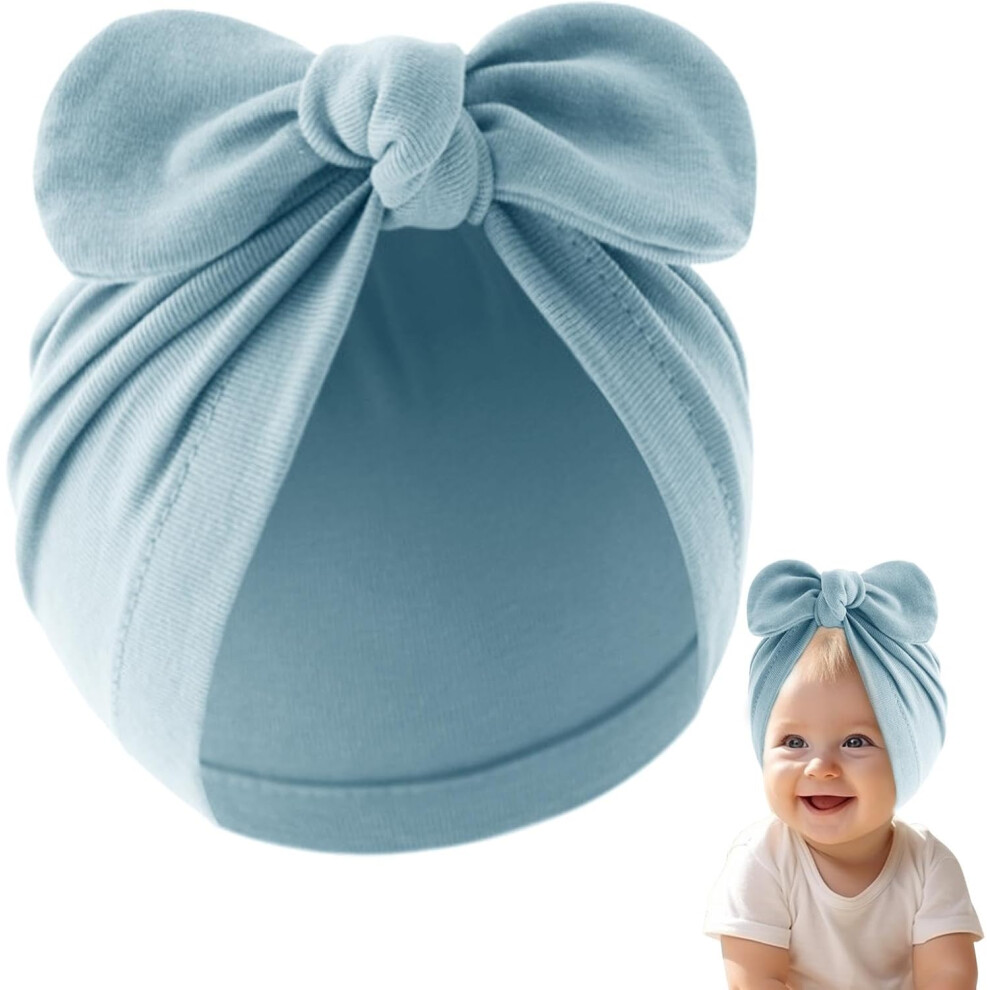 Baby Hats, Bowknot Baby Hat for Boys, Cute Baby Hats, Knot Beanie Hats, Soft Cotton Hat for Baby Girls Boys