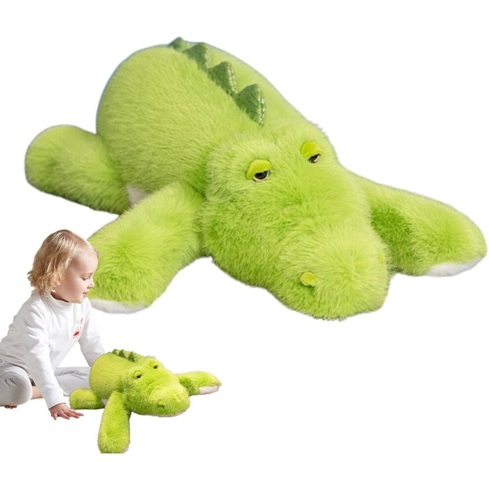 Alligator Stuffed Animal | Crocodile Plush Body Pillow - 17 Inch Huggable Funny Adorable Room Decor Doll For Kids Adults Girls Babies
