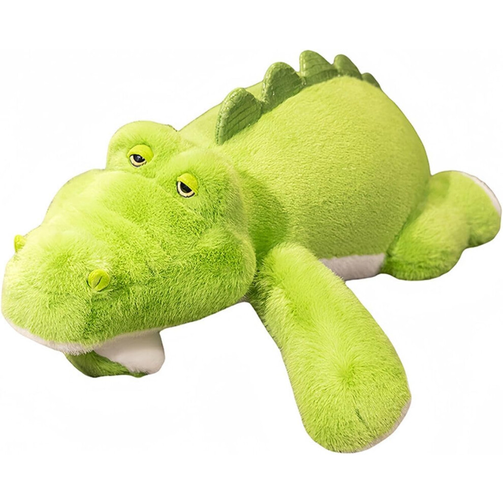 Crocodile Stuffed Animal - Crocodile Toys Stuffed Plush - Cartoon Animal Collectible Pillow, Adorable Soft Hugging Pillow For Sofa Cushion Green