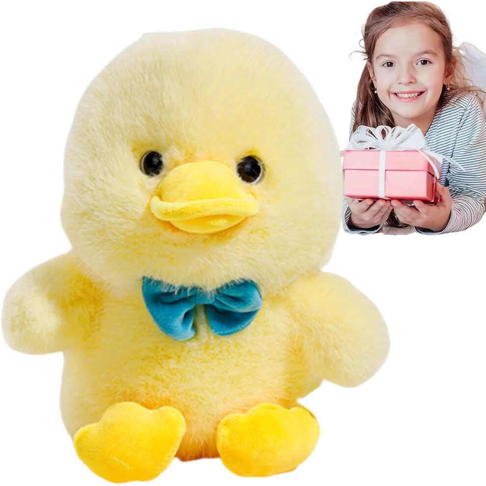 (Yellow) Duck Stuffy - 11.81 Inches Small Plush Doll Ducks | Toy Throw Pillow, Decoration Stuff, Cuddly Hugger Toy for Sofa Couch Bed Chair