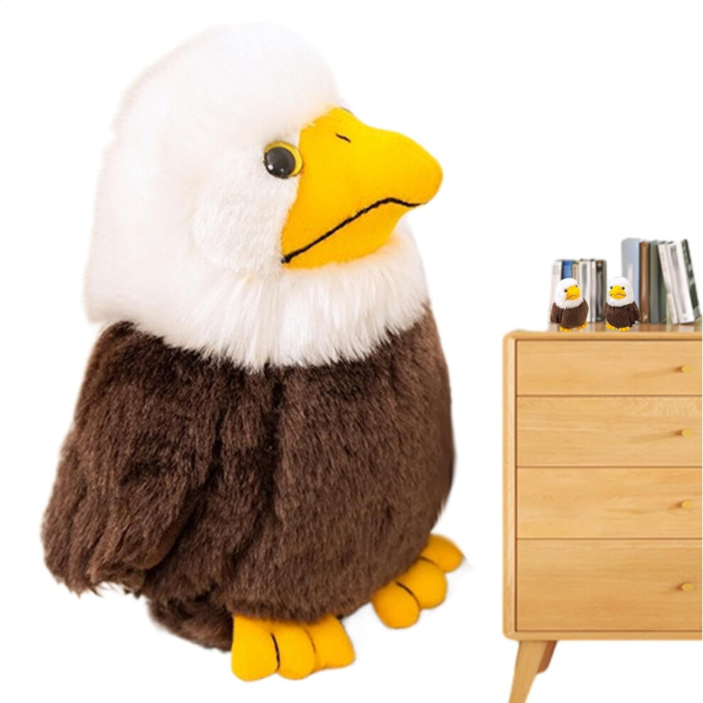 Bald Eagle Plush | Colorful Stuffed Plush Toy | 6.69 inches Portable Eagle Collectibles, Indoor Home Decoration for Living Room, Bedroom, Study