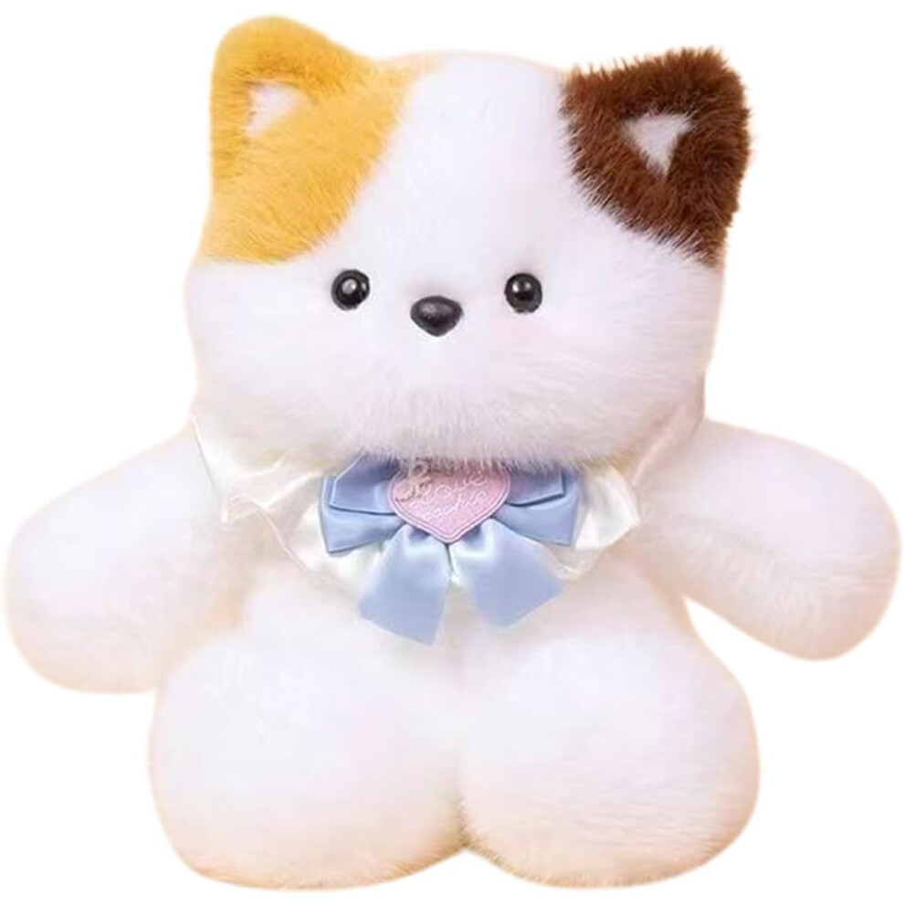 (Kitten) Bear Stuffed Animal - Stuffed Animal Soft Cartoon Bear Doll - Adorable Companion, Exquisite Cozy Comfort Hugging Toy for Kids Easter, Birthda