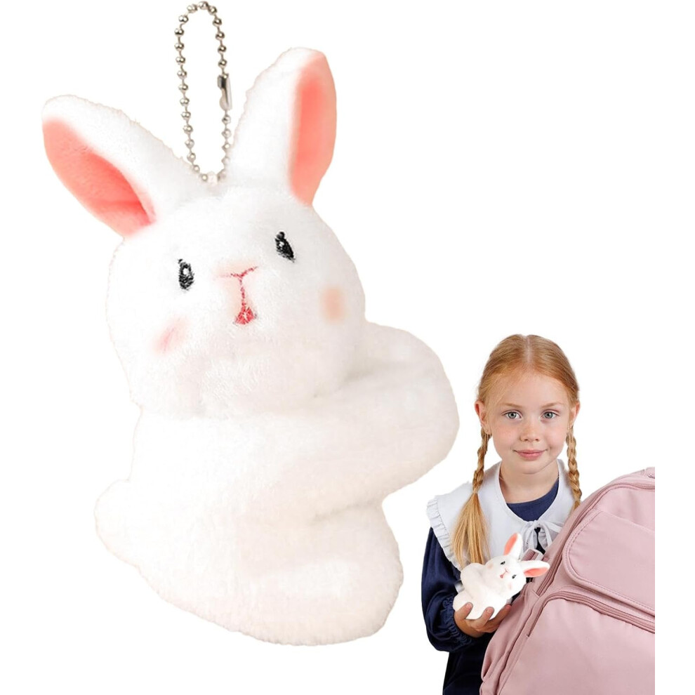 (Rabbit) Fridge Magnets Plush - Small Adorable Soft Stuffed Panda Model - Collection Plush Animals Doll For Kid Children Boys Girls Adults