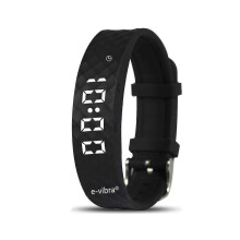 (Black) Premium Potty Training Watch - Rechargeable Silent Vibrating Watch - Medical Reminder Watch - With Timer And 15 Daily Alarms (blue)
