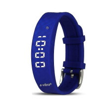 (Blue 2 Straps) Premium Potty Training Watch - Rechargeable Silent Vibrating Watch - Medical Reminder Watch - With Timer And 15 Daily Alarms (blue)