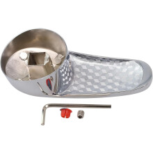 Wasserhahnzubeh?r Duschtankschalter Kalt- und Warmwasserventil Einhandgriff Badezimmer K??che Ersatzhahn Metallgriff