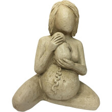 Statue einer schwangeren Frau, Figur einer schwangeren Frau, Kunstskulptur f??r Zuhause, Schlammskulptur aus Schwangerschaft, Kunsthandwerk