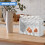 GEEZY GEEZY 30 Grid Egg Holder Fridge Organiser BPA Free 3 Layer Egg Storage Organiser 2