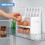 GEEZY GEEZY 30 Grid Egg Holder Fridge Organiser BPA Free 3 Layer Egg Storage Organiser 6