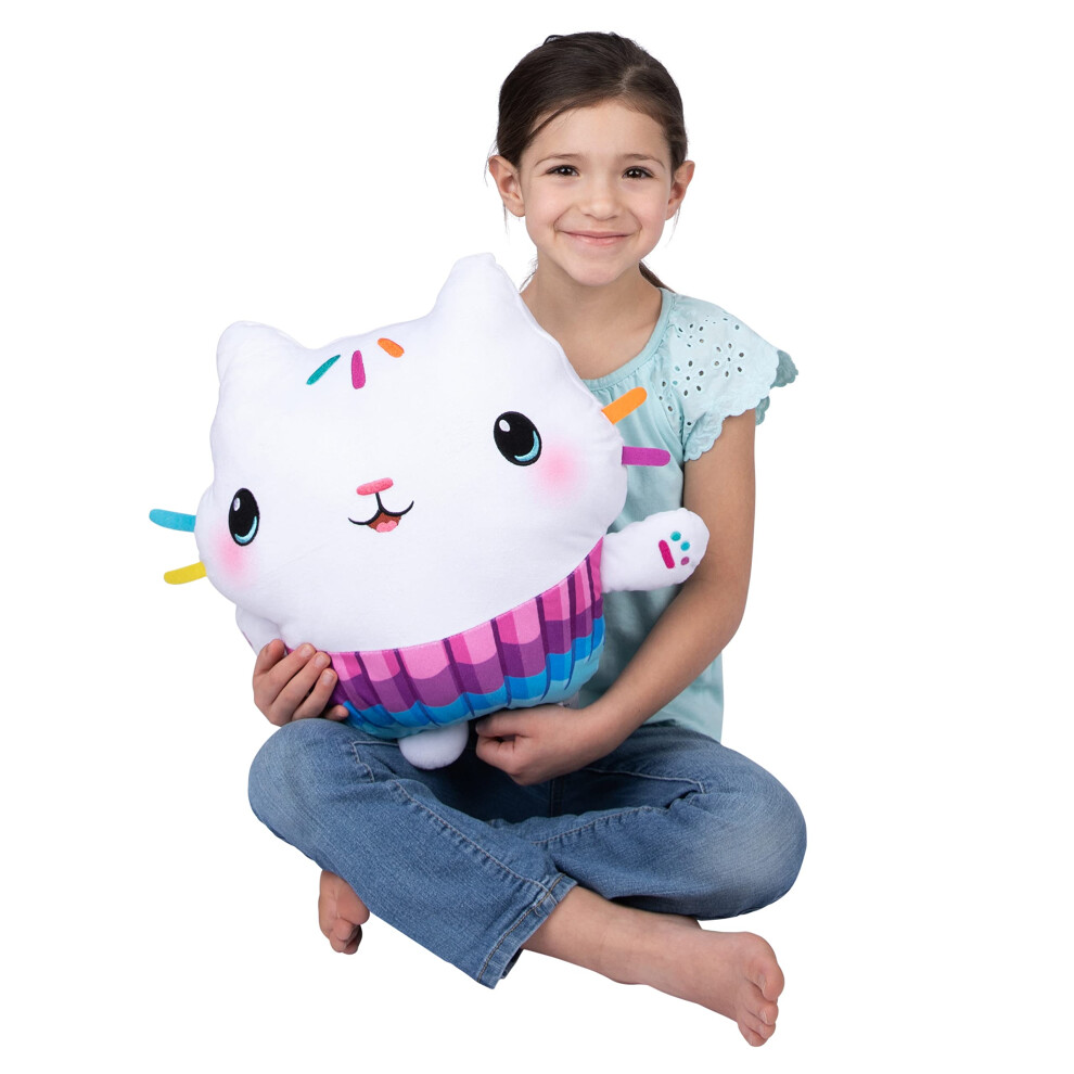 DreamWorks Gabby's Dollhouse Cakey Kids Bedding Super Soft Plush Cuddle Pillow Buddy  By Franco  17.5 x 15 x 5