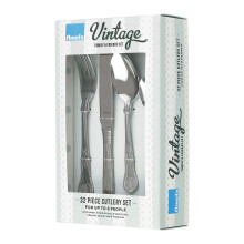 Amefa Vintage Kings 32 Piece 8 Person Cutlery Set - Gift Boxed