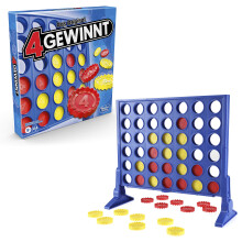 Hasbro Gaming 4 Wins Strategy Game, Board Game for 2 Players, Infinite Fun with Friends and Family, Perfect as a Party Game and for Multiplayer Fun,