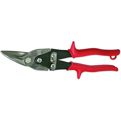 Wiss M1R 9-3/4" Compound Action Snips, Cuts Straight to Left