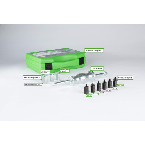 Kukko Ks-22-01 Gleithammer-Set mit Adaptern 1