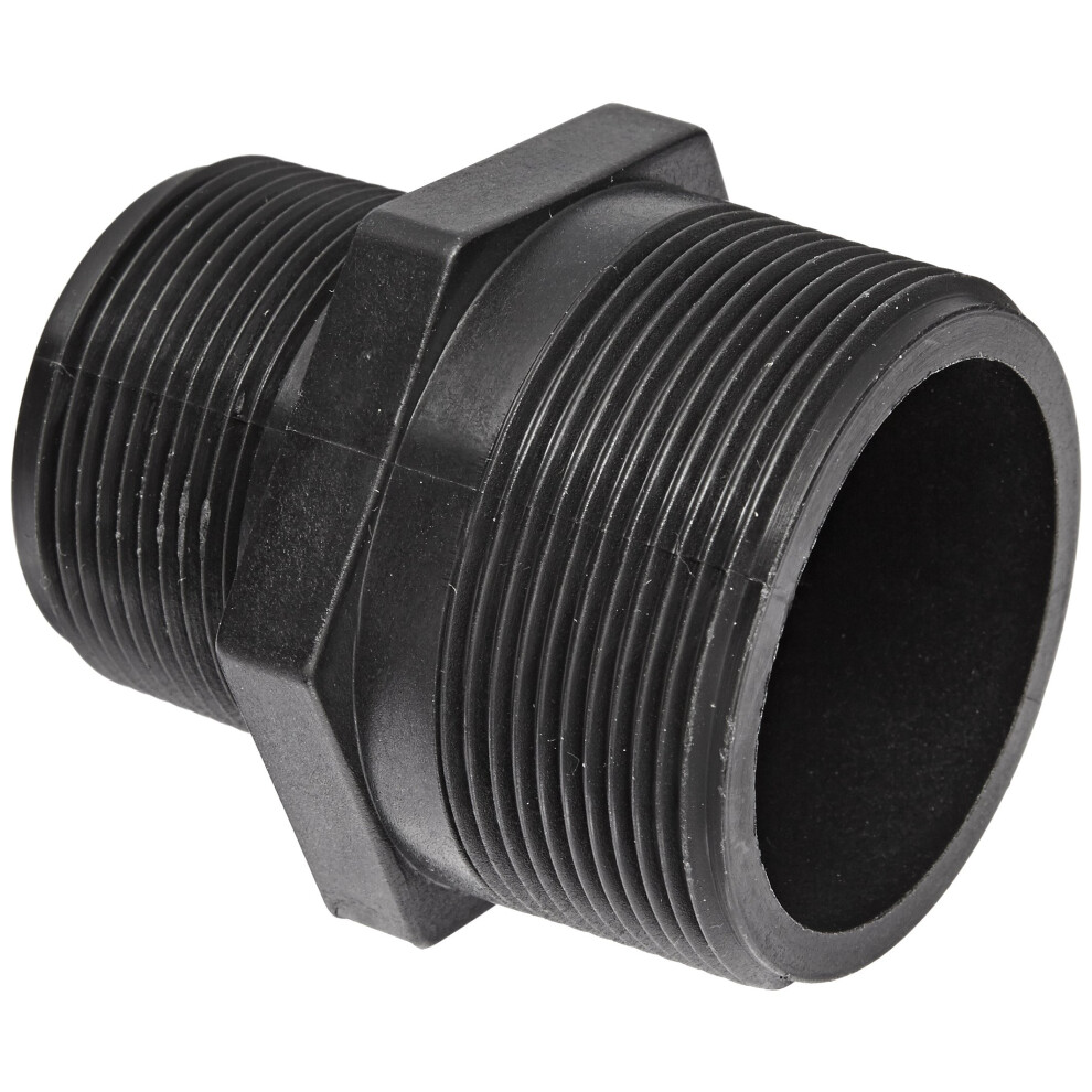 Banjo Rn200-150 Polypropylene Pipe Fitting Reducing Nipple Schedule 80 2"""" Npt Male X 1-1/2"""" Length 791206011166