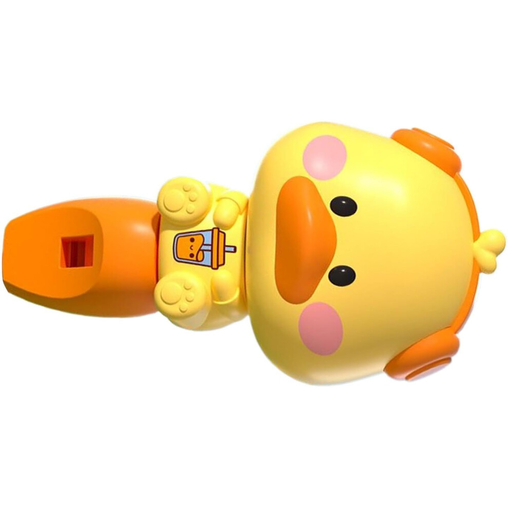 (Duck) Toddler Whistle | Kids Trumpet Small Whistles,Learning and Educational Toys, Toddler Music Instruments, Funny Blow Horn for Train Mouth Muscles